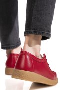 MOCASINI ROSII PIELE NATURALA ZSPB192