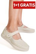 MOCASINI BEJ PIELE NATURALA 1SP2609