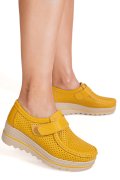 MOCASINI GALBENI PIELE NATURALA MSPM220