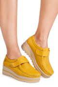 MOCASINI GALBENI PIELE NATURALA MSPM220