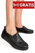MOCASINI NEGRI PIELE NATURALA 1SP26010