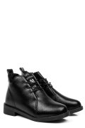 GHETE NEGRE PIELE NATURALA 7SP66