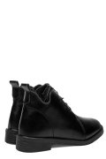 GHETE NEGRE PIELE NATURALA 7SP66