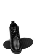 GHETE NEGRE PIELE NATURALA 7SP66