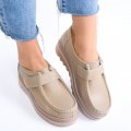 PANTOFI BEIGE PIELE NATURALA 1SP150-1