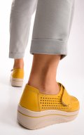 MOCASINI YELLOW PIELE NATURALA 8SP705