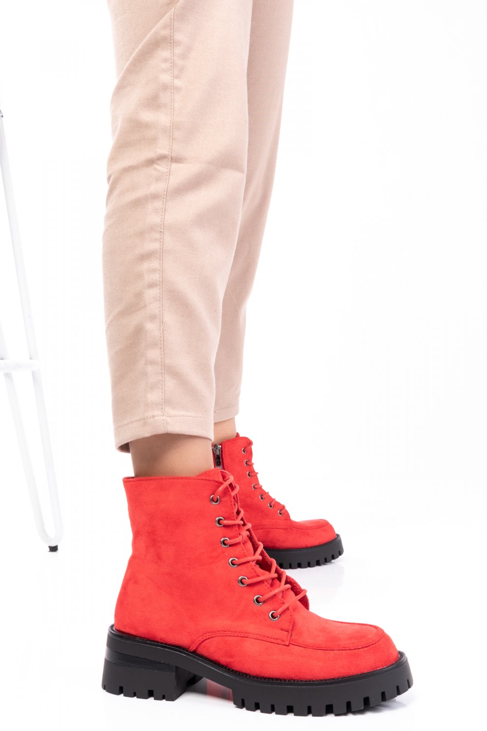 GHETE RED SUEDE FSPBW031