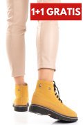 GHETE YELLOW PIELE NATURALA INTOARSA  1SP952-1