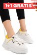 Pantofi sport white yellow kspr-006