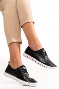 PANTOFI SPORT BLACK PIELE NATURALA 6SP05