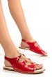 Sandale rosii cro piele naturala 9spj46
