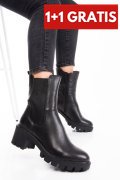 GHETE DAMA DE IARNA PIELE NATURALA NEGRE 8S77799
