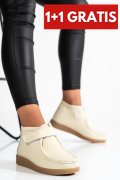 GHETE BEIGE PIELE NATURALA 9SP601-1