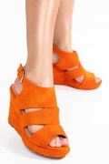 SANDALE ORANGE SUEDE OSPD0245
