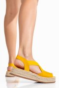 SANDALE YELLOW SUEDE BSPL00124