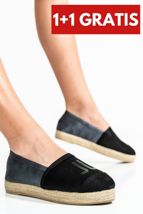 Espadrile black lspt104sd