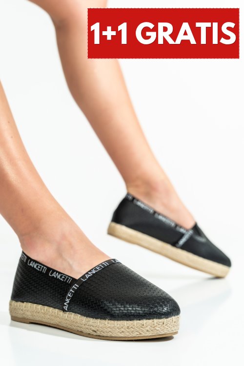 Espadrile black lspt102sd