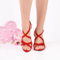 SANDALE RED SUEDE 8SP2069