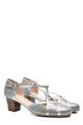 PANTOFI ARGINTII PIELE NATURALA 8SP771