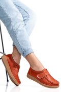 MOCASINI ORANGE PIELE NATURALA 8SP518
