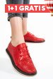 Pantofi rosii piele naturala apck880