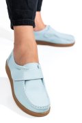 MOCASINI LIGHT BLUE PIELE NATURALA 8SP518
