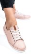 Pantofi sport roz piele naturala aspkd001