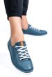 Pantofi sport albastri piele naturala aspkd001