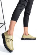 PANTOFI OLIVE PIELE NATURALA APCKD440