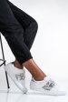 Pantofi sport white silver piele naturala 1sp000b
