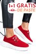 Pantofi sport rosii piele naturala aspw202318