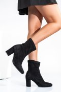 BOTINE BLACK SUEDE FSPBW090