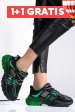 Pantofi sport black green gsprs-2107