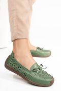 MOCASINI VERZI PIELE NATURALA 6SP636