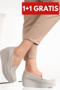 PANTOFI GRI PIELE NATURALA HSP17-89