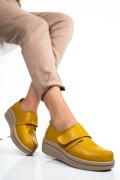 PANTOFI YELLOW PIELE NATURALA 1SP155