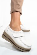 PANTOFI ALBI PIELE NATURALA 1SP150-1