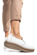 PANTOFI ALBI PIELE NATURALA 1SP160