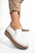 PANTOFI ALBI PIELE NATURALA 1SP160
