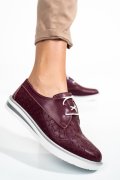 PANTOFI WINE PIELE NATURALA 1SP236