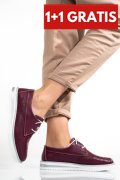 PANTOFI WINE PIELE NATURALA 1SP236