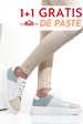 Pantofi sport white blue piele naturala aspw211