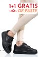 Pantofi sport black piele naturala tsp5104