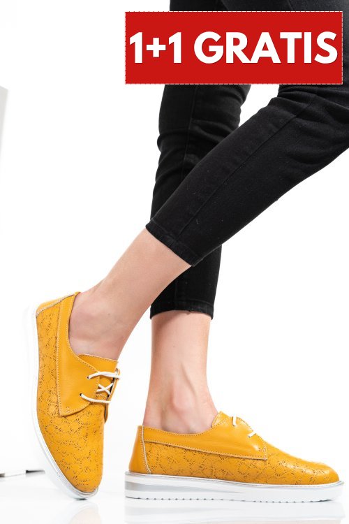 Pantofi yellow piele naturala 1sp236