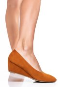 PANTOFI CAMEL SUEDE OSPD8076