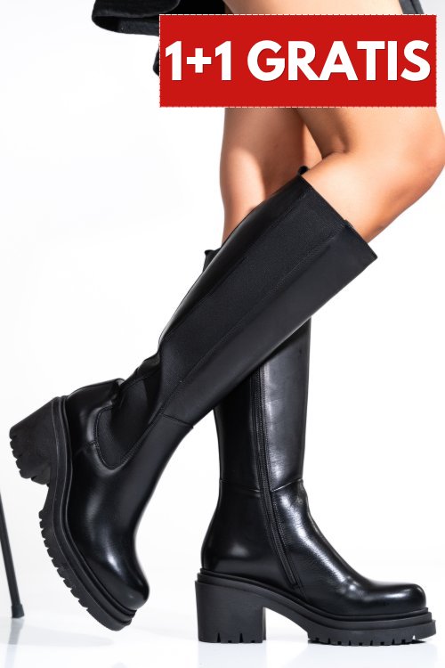 Cizme dama piele naturala negre 1s771347594