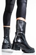 CIZME FEMEI PIELE NATURALA NEGRE VB083203