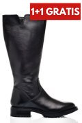 CIZME NEGRE PIELE NATURALA WS77B66H11