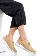 PANTOFI SPORT BEIGE PIELE NATURALA 6SP212