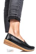 MOCASINI NEGRI PIELE NATURALA FSPZ1803